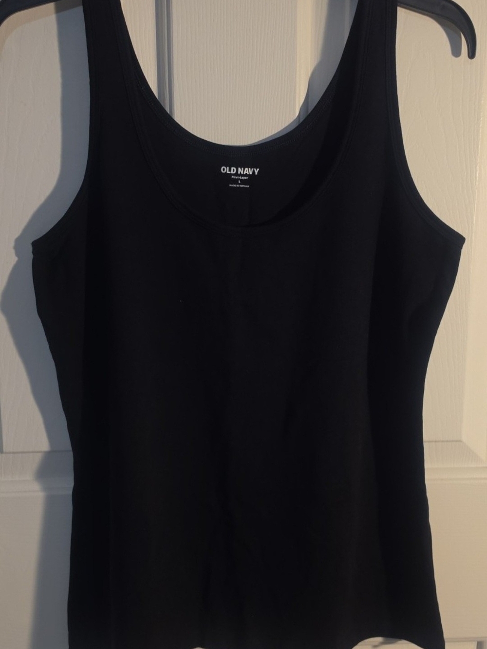 Old Navy Black Scoop Neck Women's Tank Top Size Large Nwot